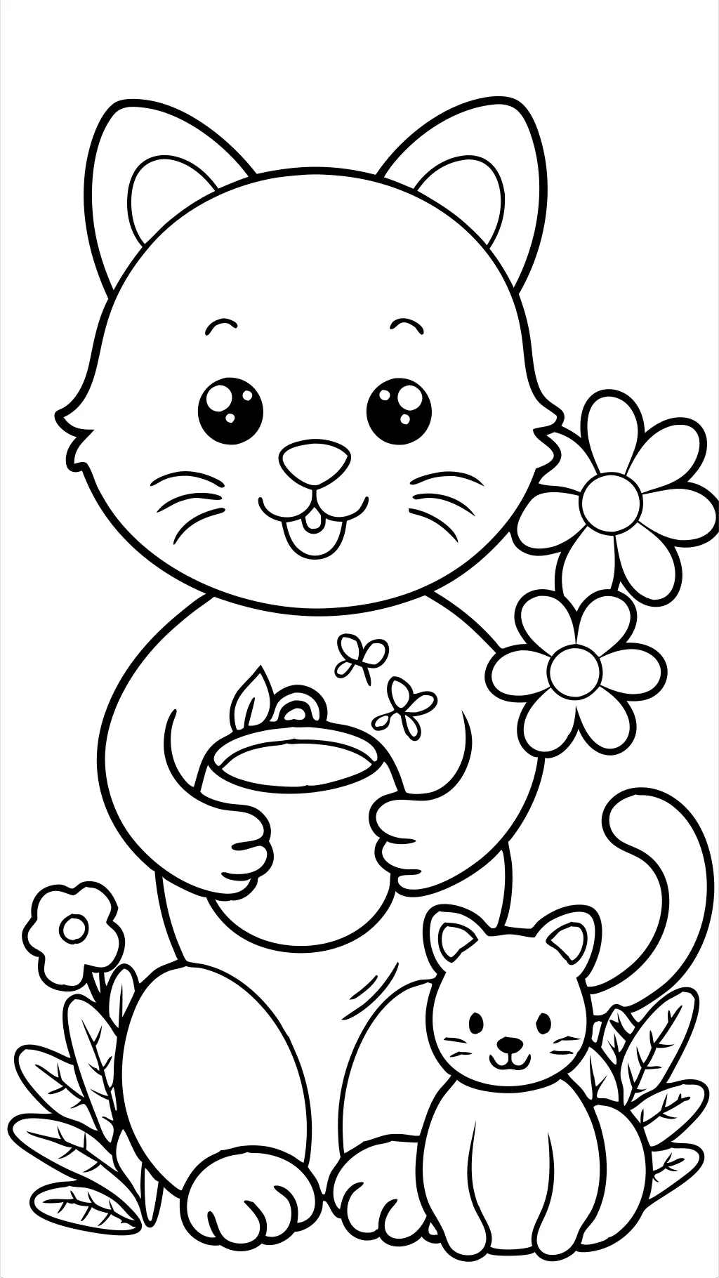 coloring pages of animals cute